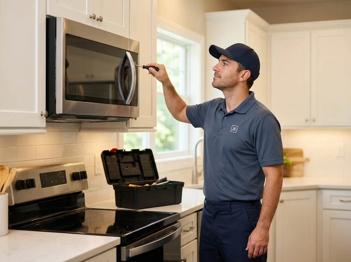 Professional technician ready to service your appliance in Markham, ON